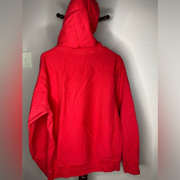 SUPREME Le Luxe Red Hooded Sweatshirt size medium - Picture 2 of 5